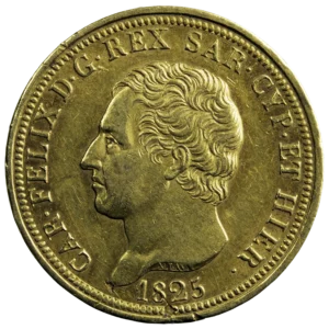 Carlo Felice 80 lire 1825 Torino