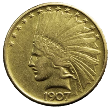 USA 10 dollars 1907 Indien
