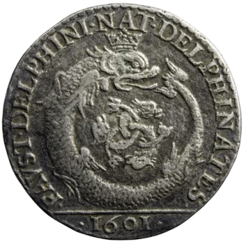 Dauphiné Louis III jeton 1601 pour la naissance de Louis XIII