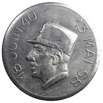 Algérie médaille De Gaulle 13 Mai 58
