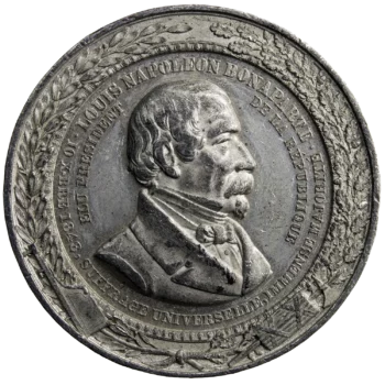 Louis Napoléon Bonaparte medaille election 1848
