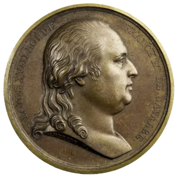 LOUIS XVIII Médaille Entrée à Paris 1814