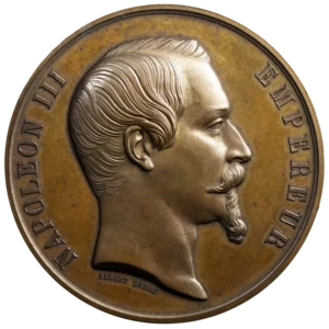 Napoléon III médaille exposition universelle 1855