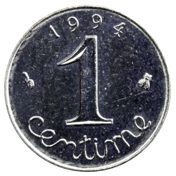 V République 1 centime 1994