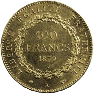 100 francs or 1879 Paris