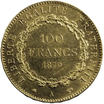100 francs or 1879 Paris