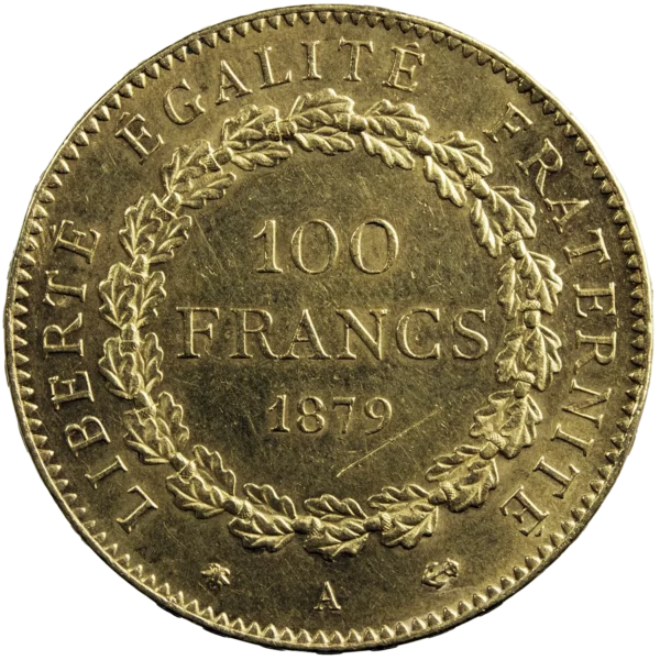 100 francs or 1879 Paris