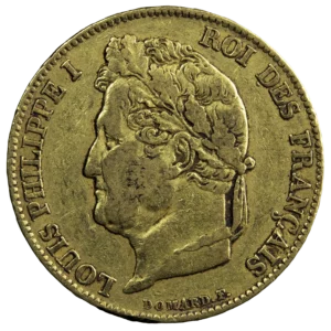 Louis Philippe 20 francs or 1834 Rouen