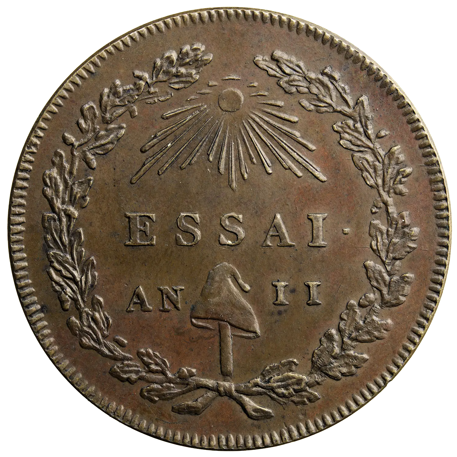 Convention essai de 2 sols de Bernier 1793
