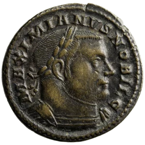 Galerius as Caesar AE Follis Treveri