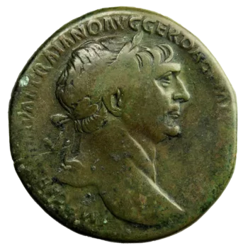 Trajan sesterce Rome 108-110