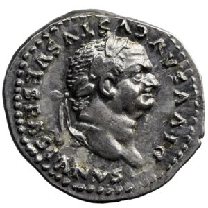 Vespasien denier Capricorne