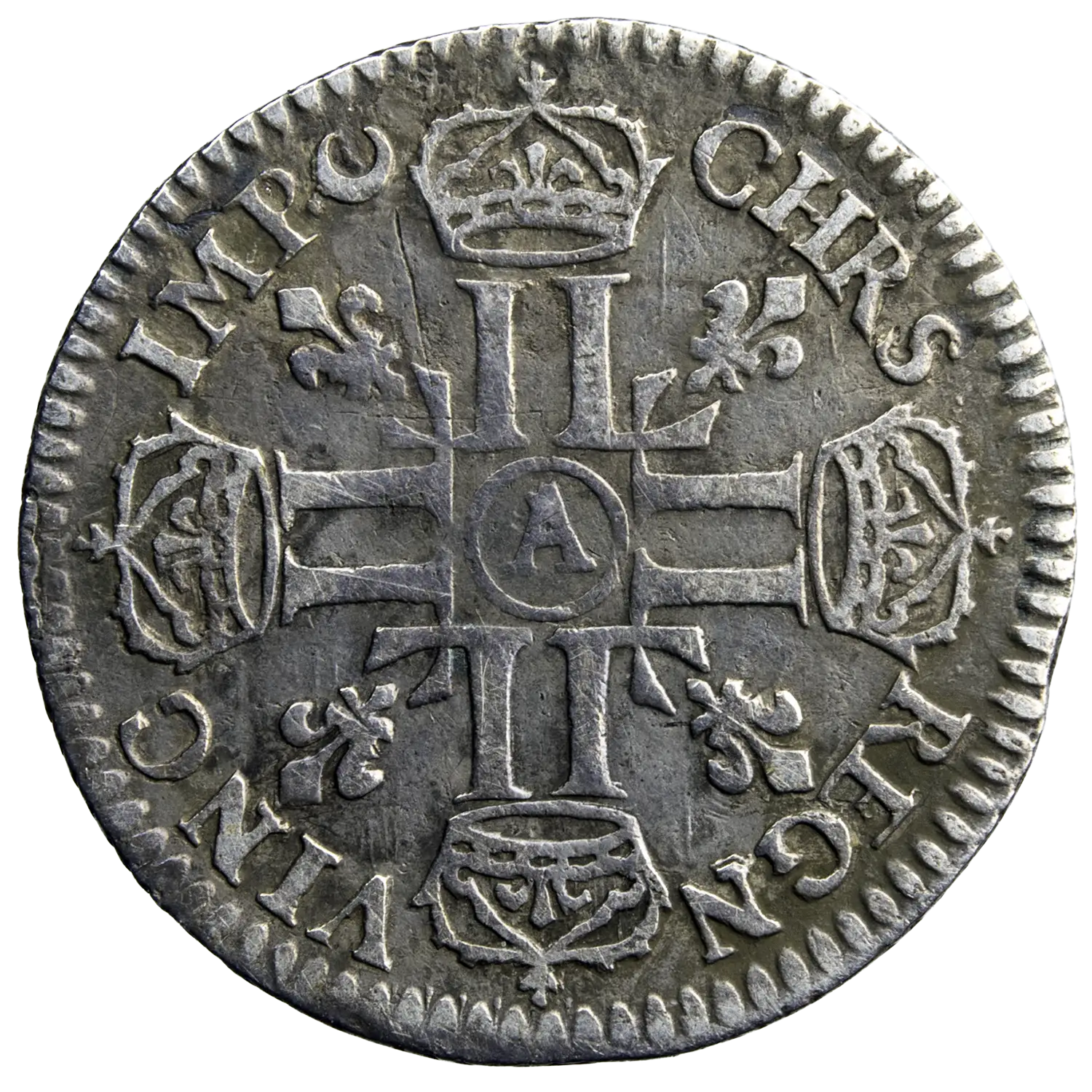 Louis XIV 1/12 écu aux 8L 1691 Paris