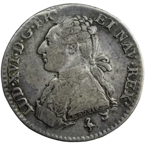 Louis XVI 1/5 écu 1785 Paris