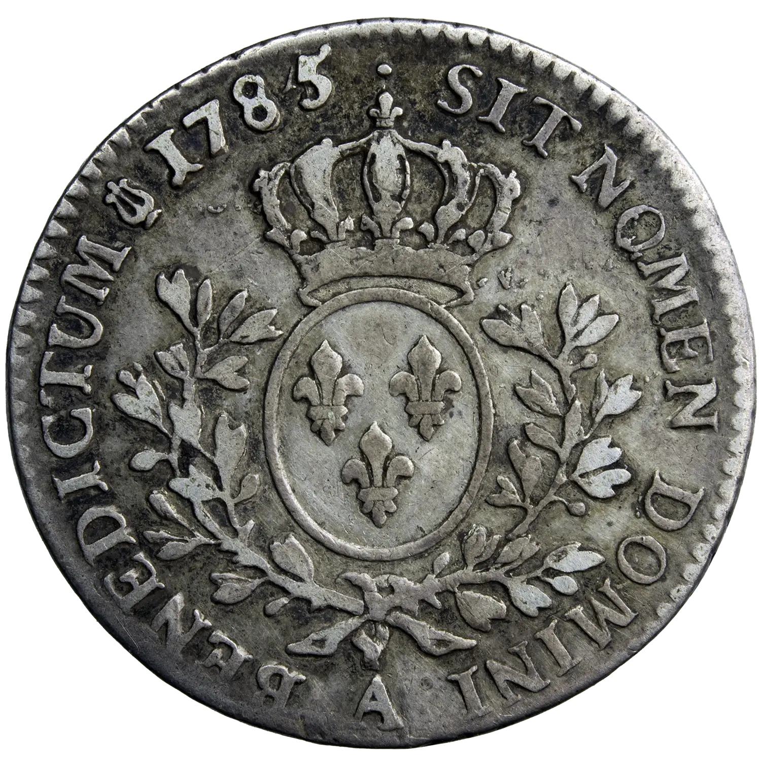 Louis XVI 1/5 écu 1785 Paris