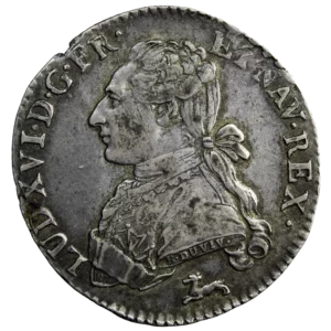 Louis XVI 1/5 écu aux lauriers 1786 Orléans