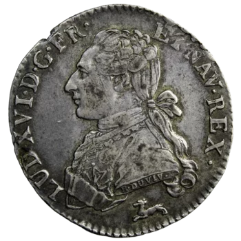 Louis XVI 1/5 écu aux lauriers 1786 Orléans