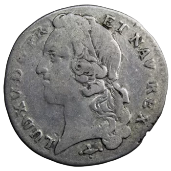 Louis XV 1/5 écu 1749 Lyon