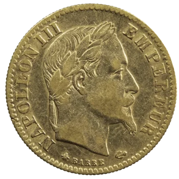 Napoléon III 10 francs or 1865 Paris
