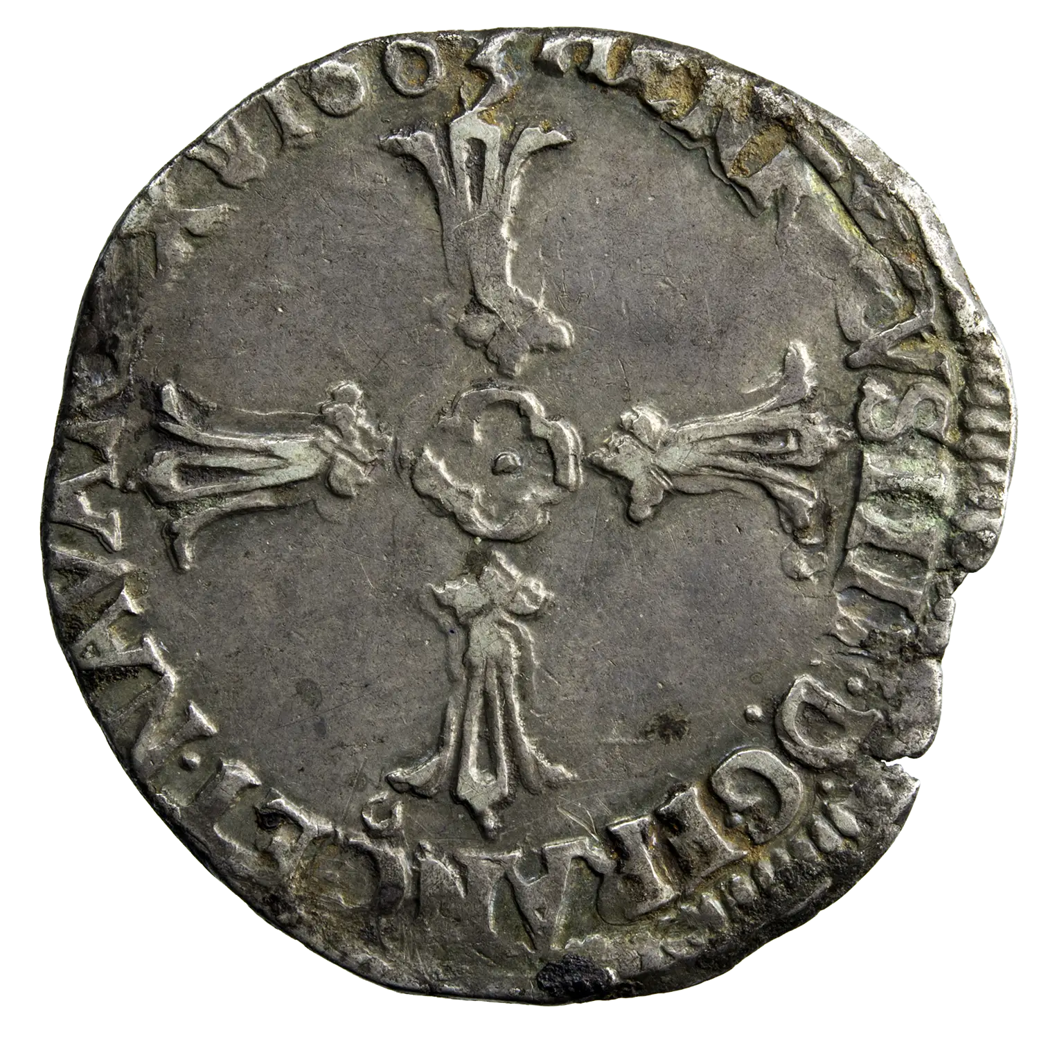 Henri IV 1/8 écu 1603 Rennes