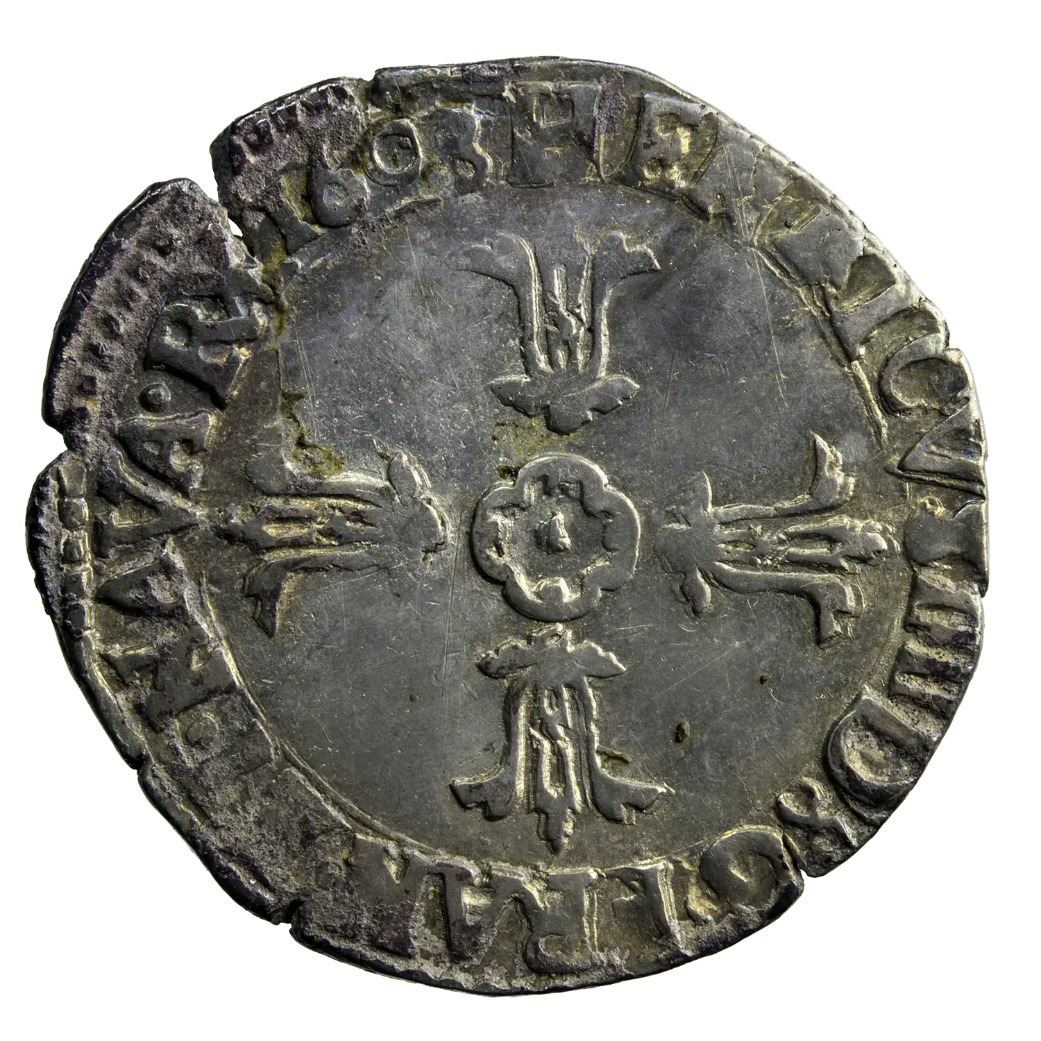 Henri IV 1/8 écu 160X Bordeaux