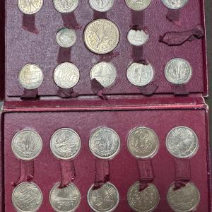 Original box of 23 pattern French colonies