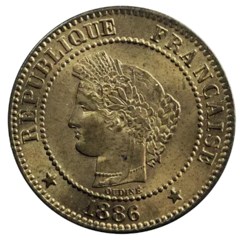 III République 2 centimes 1886