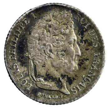 Louis-Philippe quart de franc 1833 Lyon