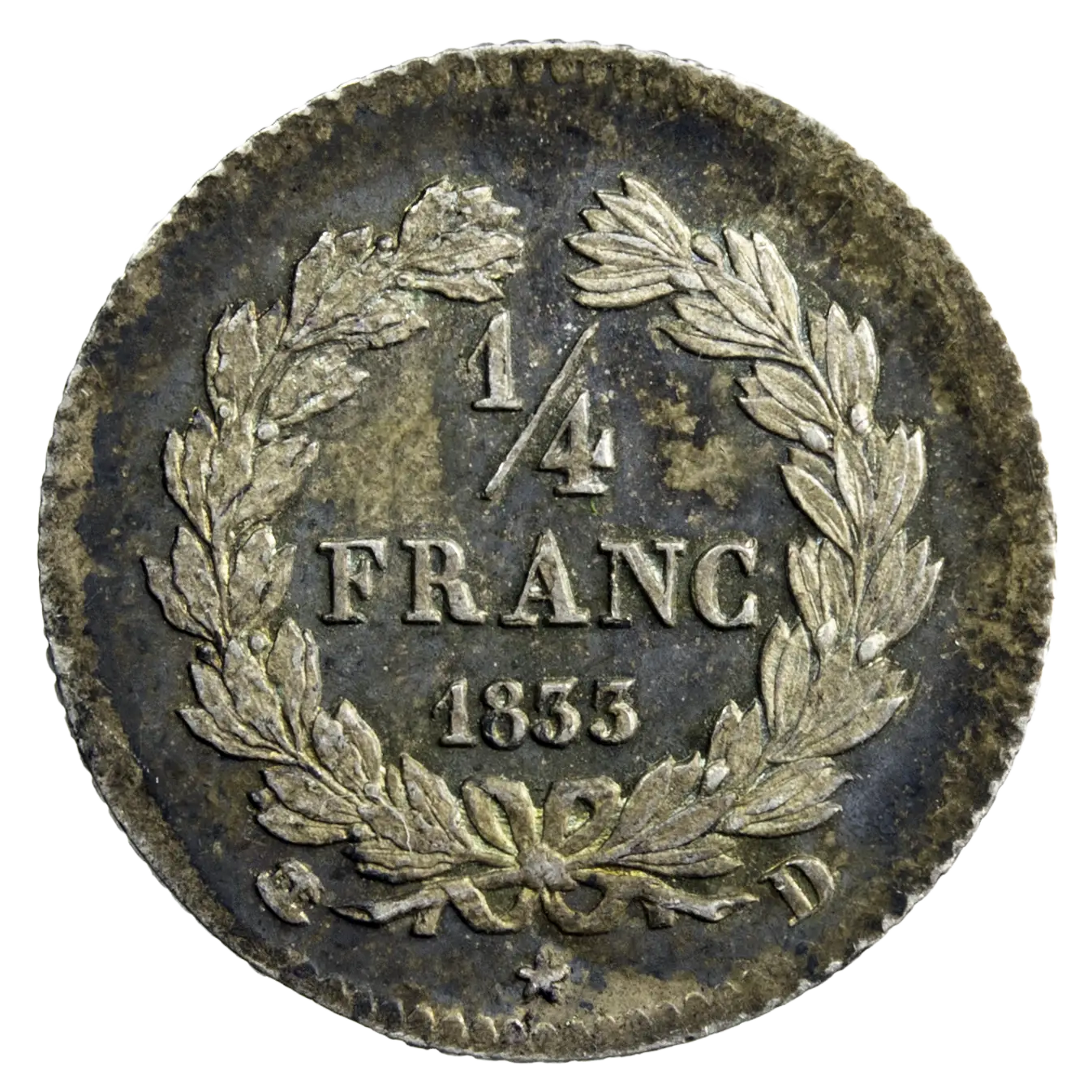 Louis-Philippe 1/4 franc 1833 Lyon