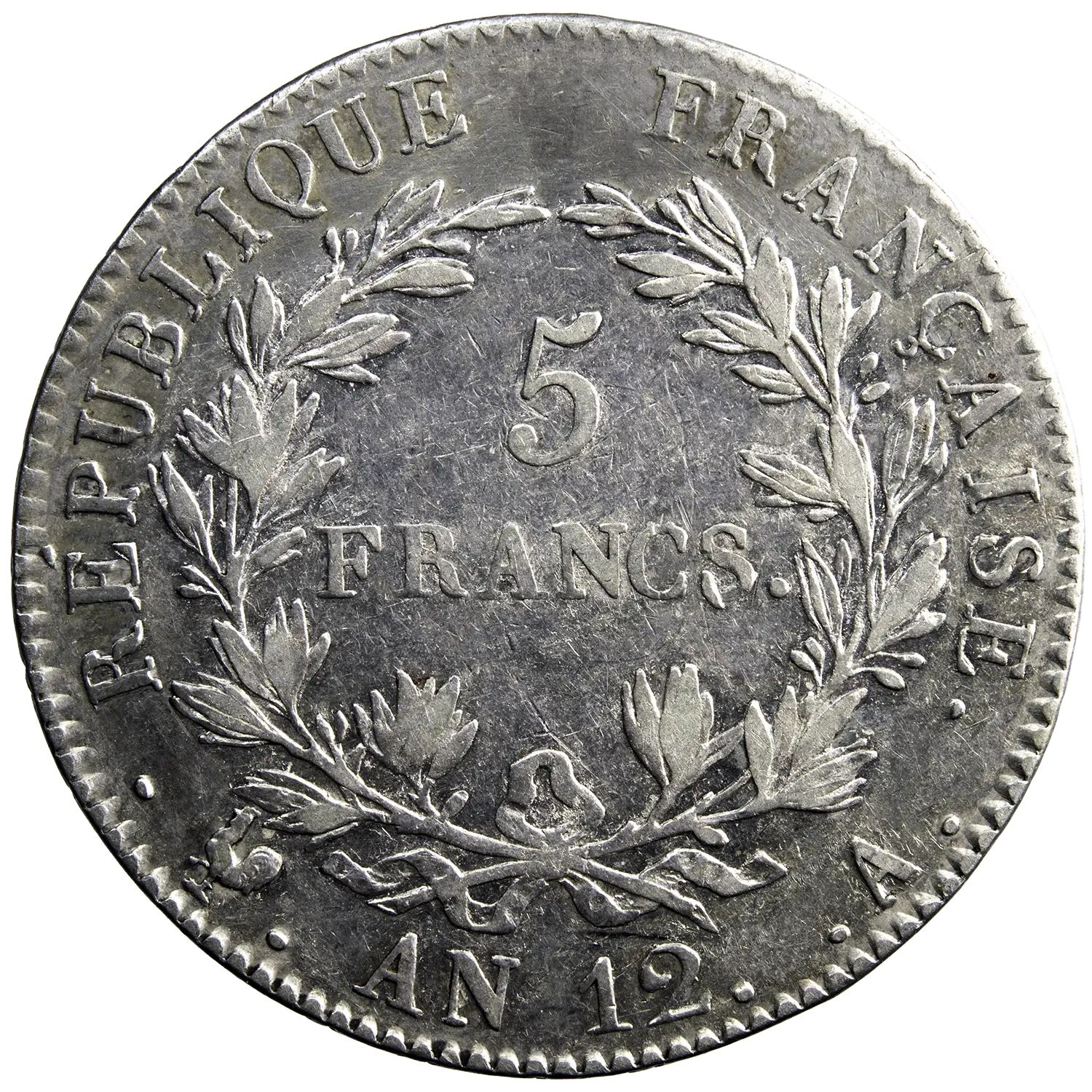 Napoléon I 5 francs an 12 Paris