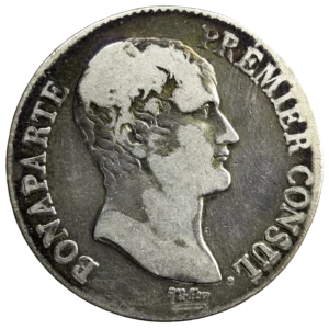 Napoléon Bonaparte 5 francs AN XI Paris