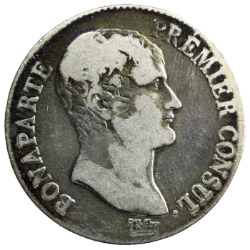 Napoléon Bonaparte 5 francs AN XI Paris