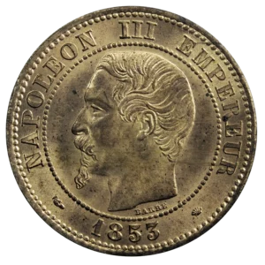 Napoléon III 2 centimes 1853 Marseille