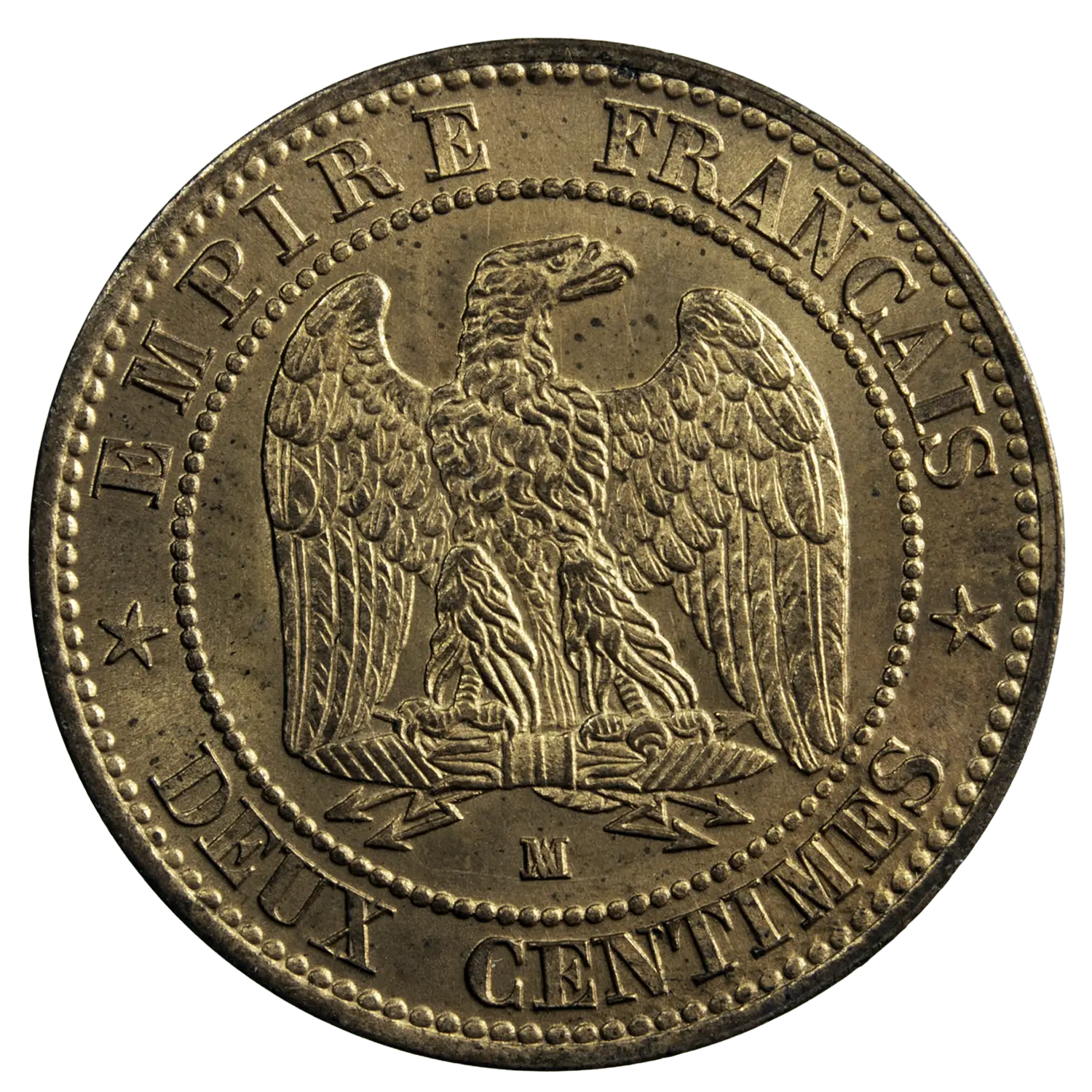 Napoléon III 2 centimes 1853 Marseille