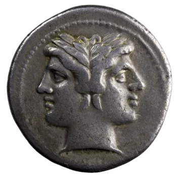 République romaine didrachme 225-212