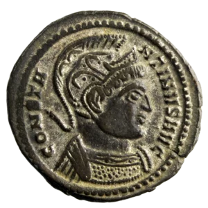 Constantine I AE follis Trier 322-3