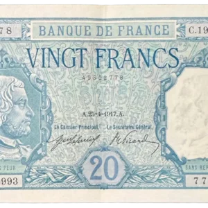 20 francs Bayard 25 4 1917