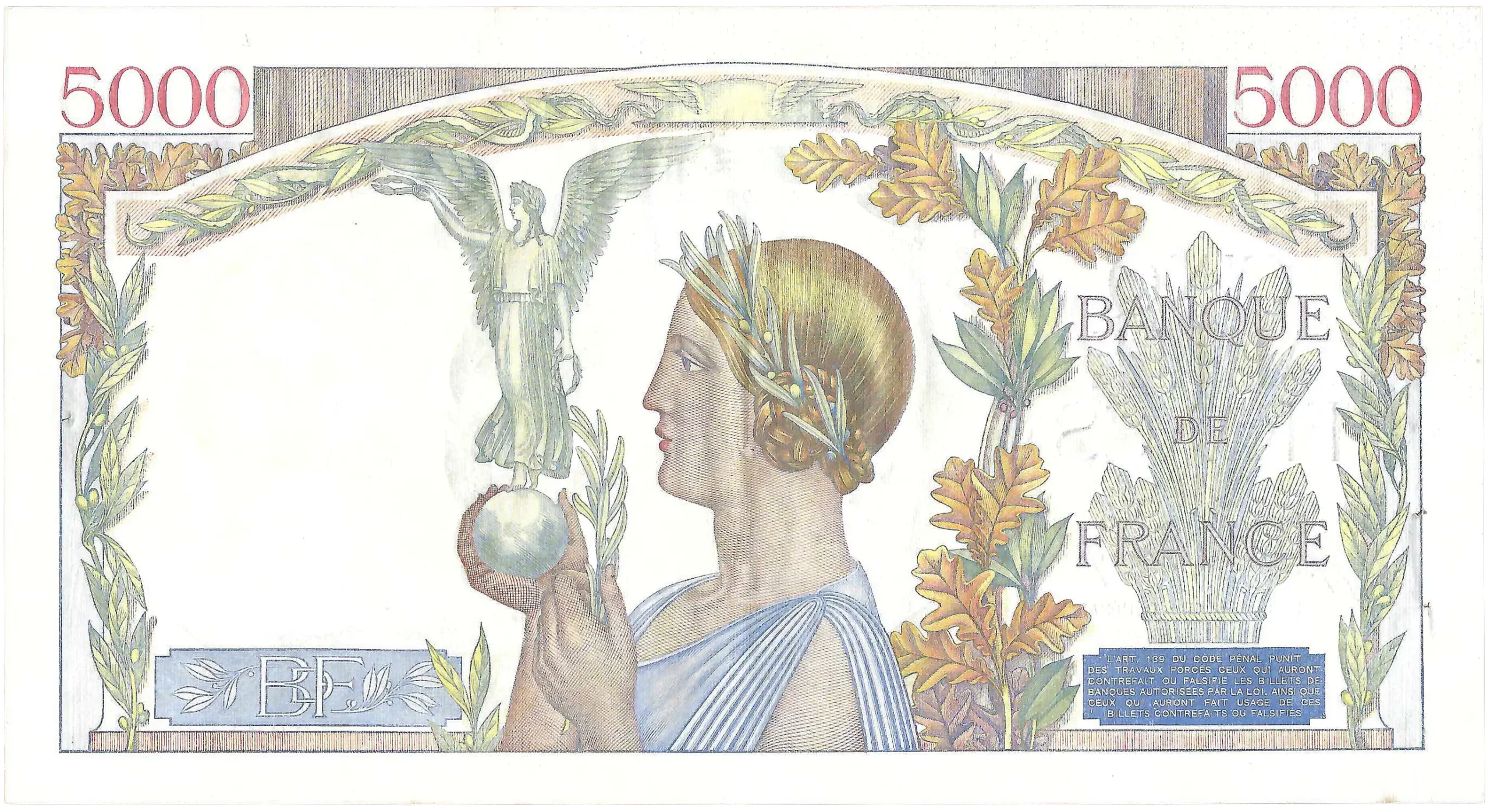 5000 francs victoire 22-10-1942