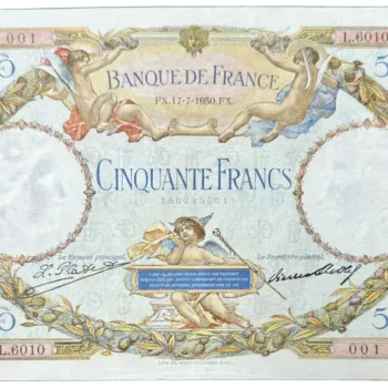 50 francs Merson 17 7 1930