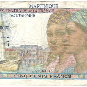 Martinique 500 francs type 1946