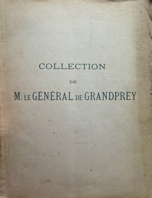 Collection de M. le Général de Grandprey 1935