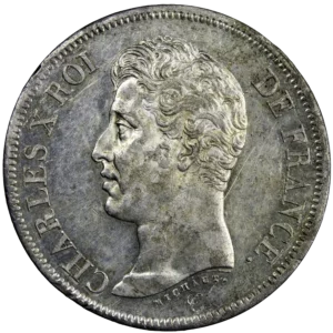 Charles X 5 francs 1825 Lyon