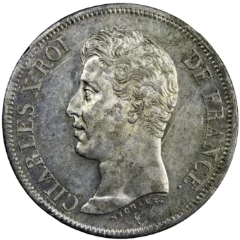 Charles X 5 francs 1825 Lyon