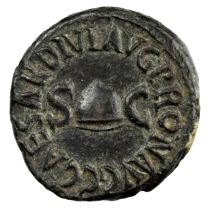 Gaius (Caligula) AE quadrans Rome 40