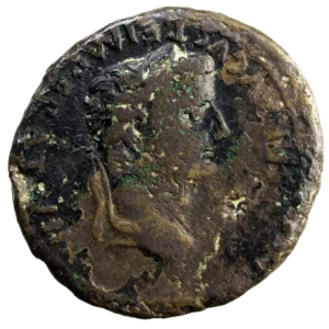 Tiberius AE AS Lugdunum's altar