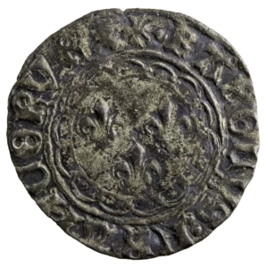 Charles VII double tournois dentillé Tours