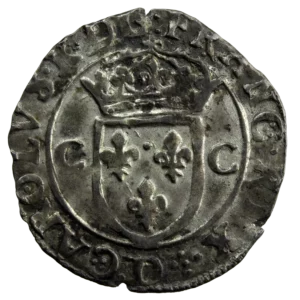 Charles X douzain premier type 1592 Lyon