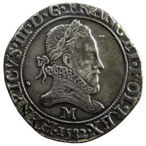 Henri III franc au col fraisé 1582 Toulouse