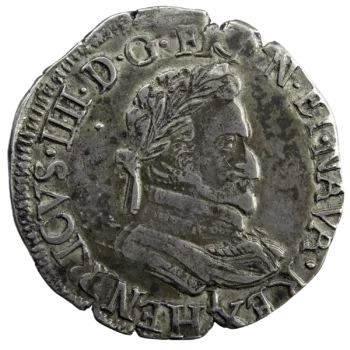 Henri IV 1/2 franc 1601 Limoges