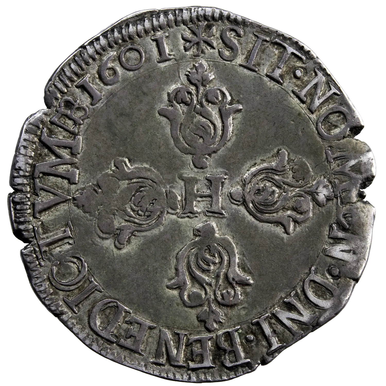 Henri IV 1/2 franc 1601 Limoges